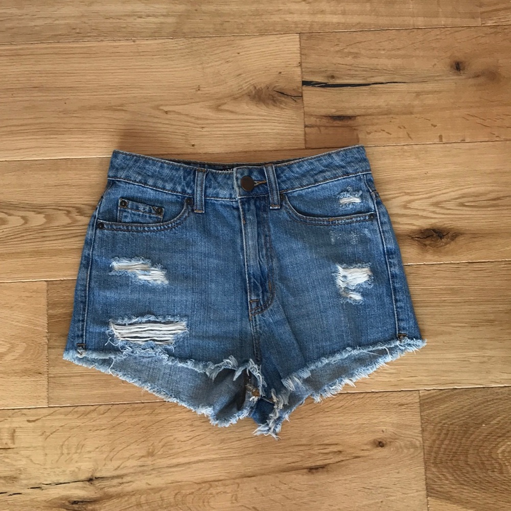 Urban Outfitters ripped denim shorts